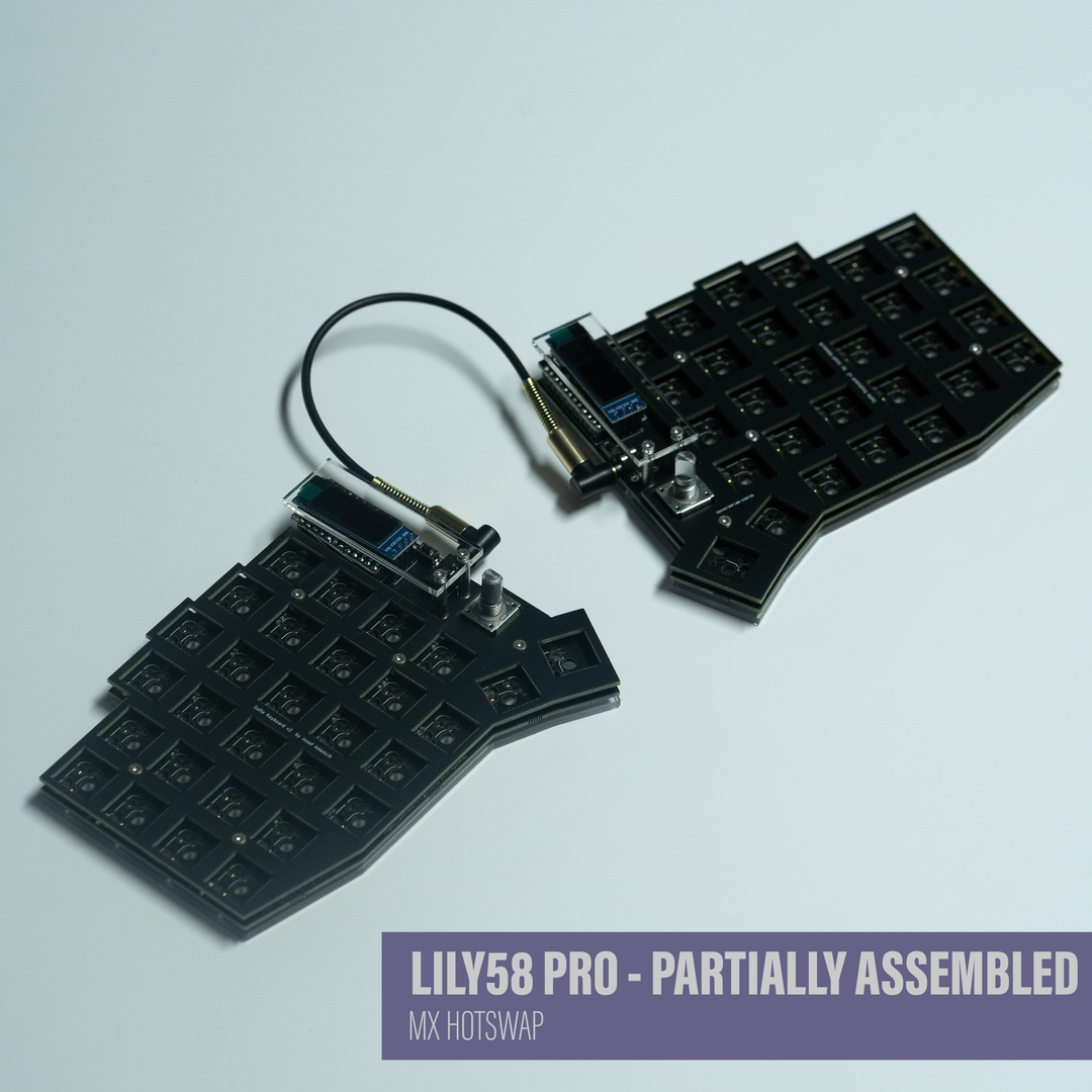Lily 58 Pro Keyboard Partially Assembled – Custom KBD Lily 58 Pro Keyboard Partially Assembled – Custom KBD