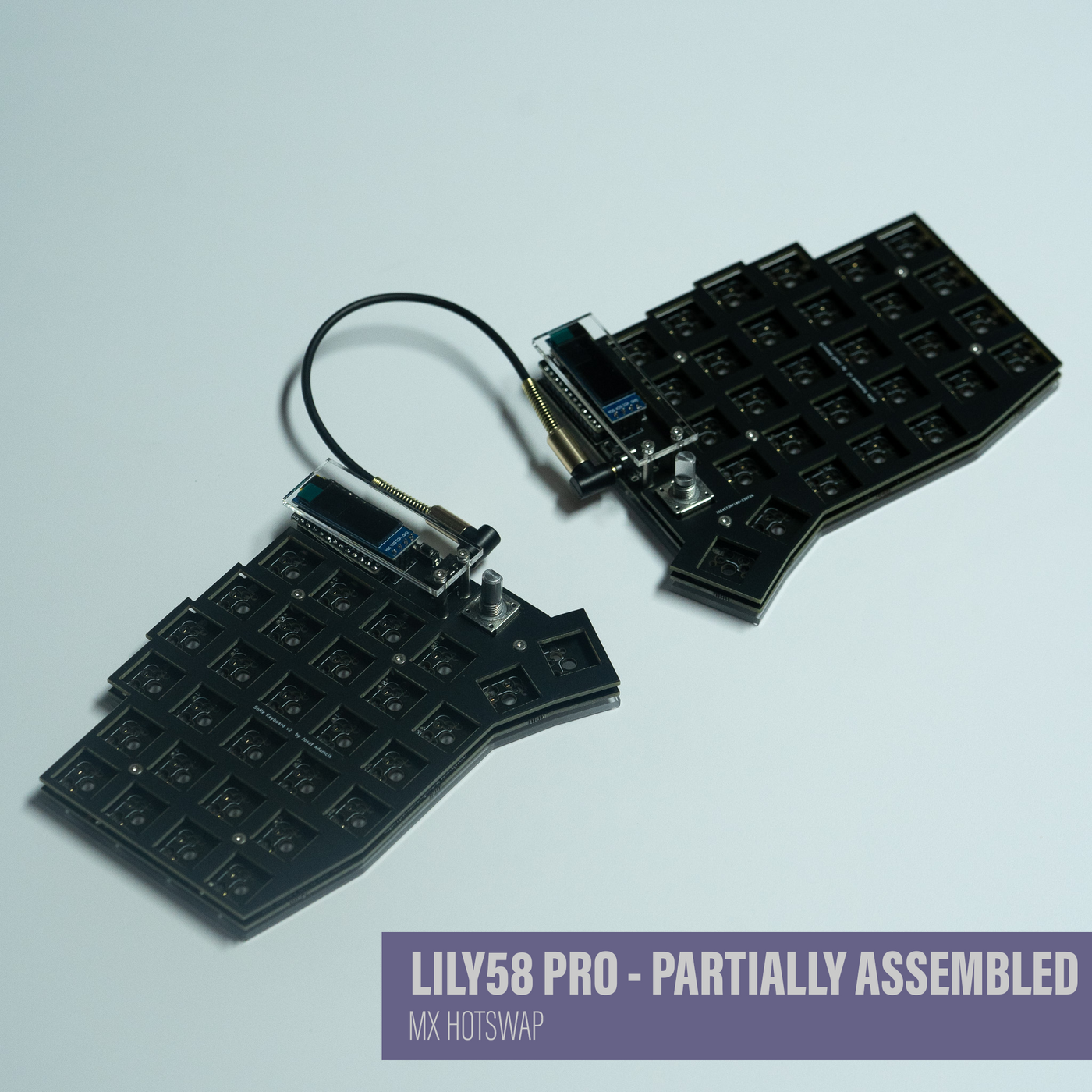 Lily 58 Pro Keyboard Partially Assembled