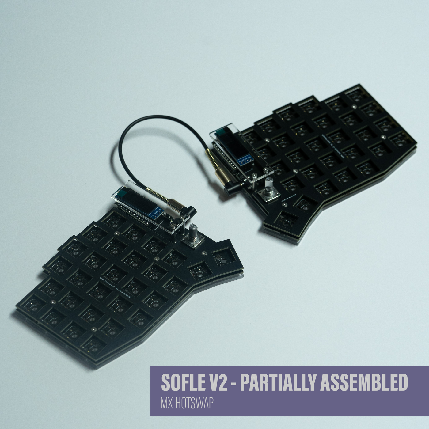 Sofle V2 Partially Assembled