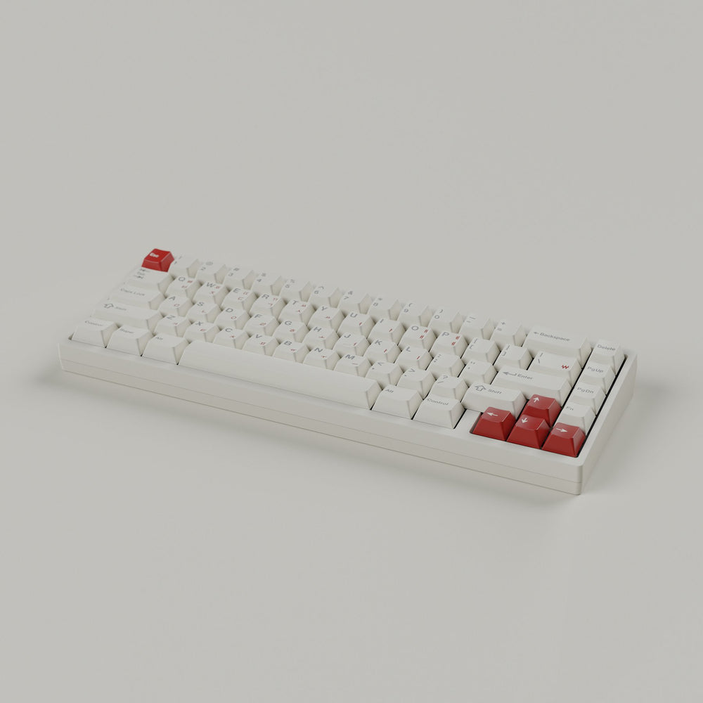 Tofu60 Redux Aluminum case - 慌ただしい E-white