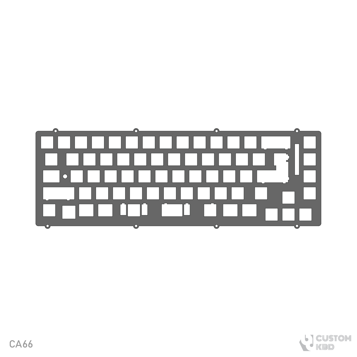 CA66 POM Plate – Custom KBD