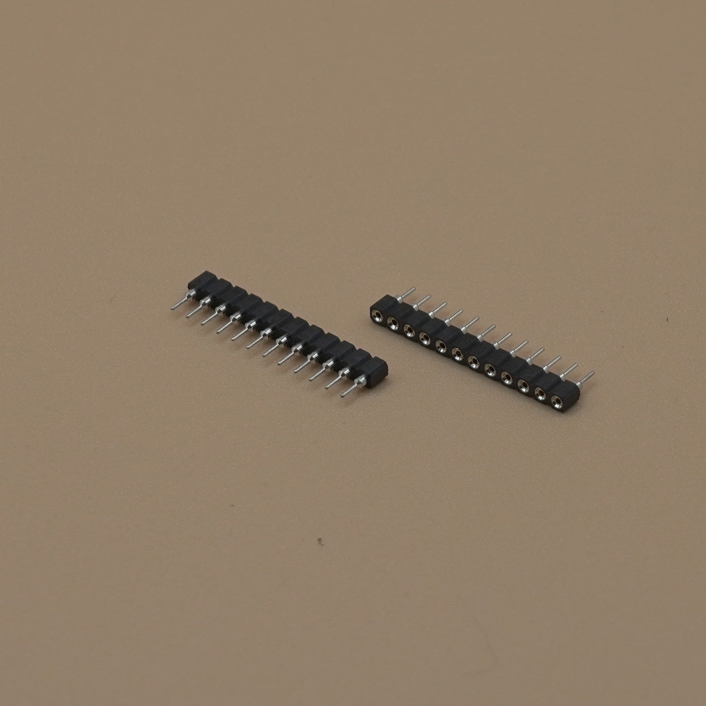 12x1 Female-Male Machined Pin Headers (Pair)